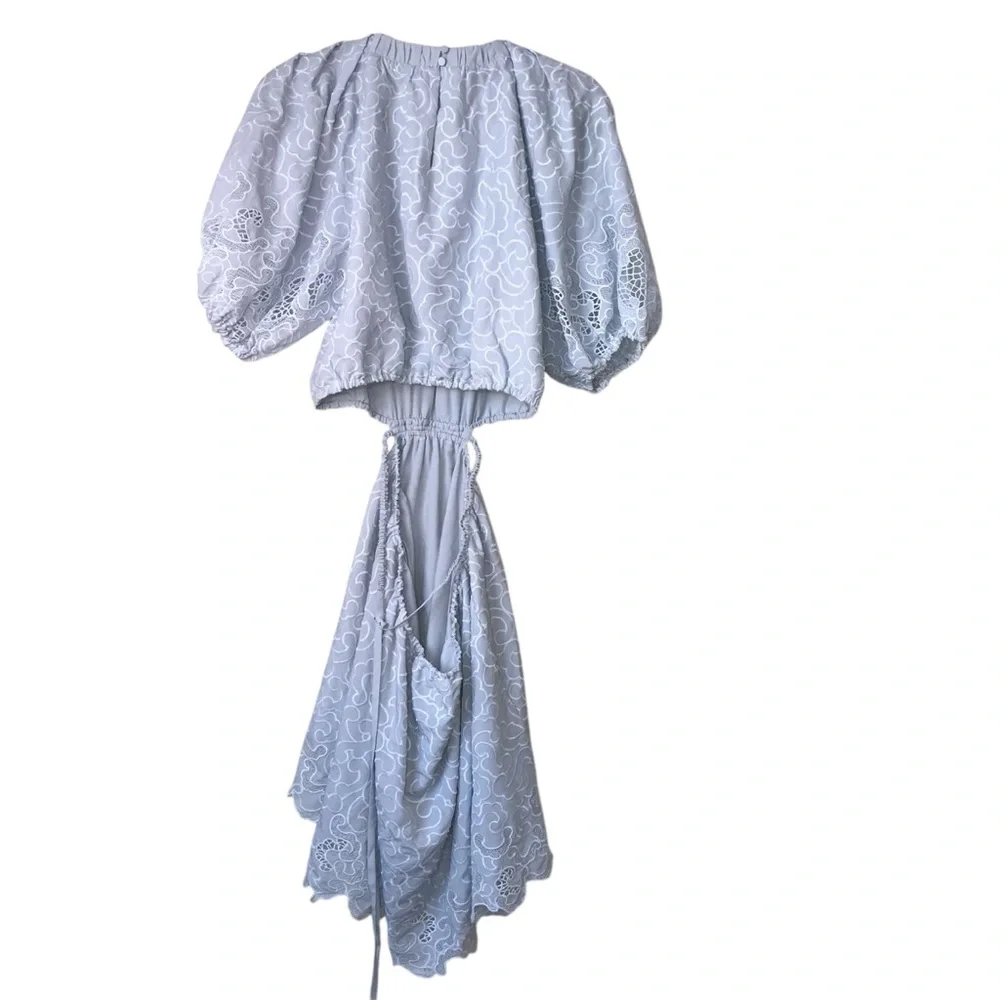 Jonathan Simkhai Anaise Mini Dress in Breeze Size 10